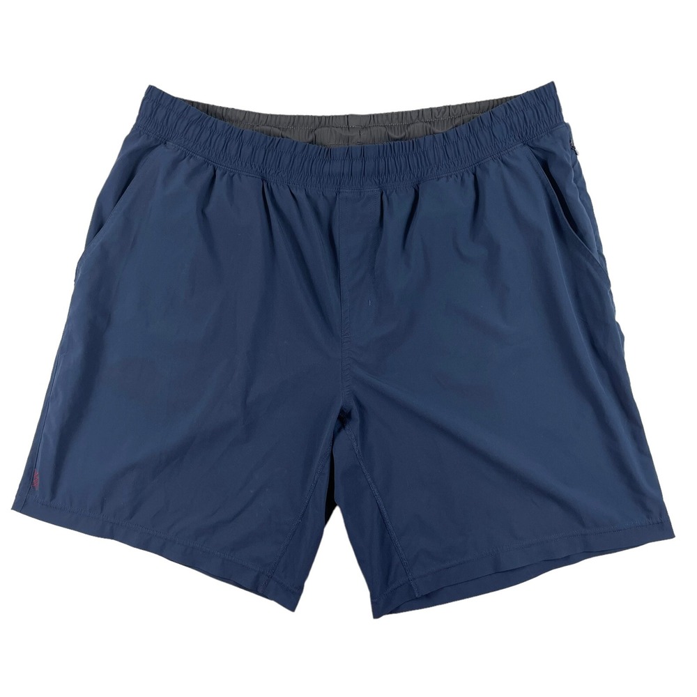 Rhone Blue Drawstring Performance Mens Athletic Short Size XL Mint